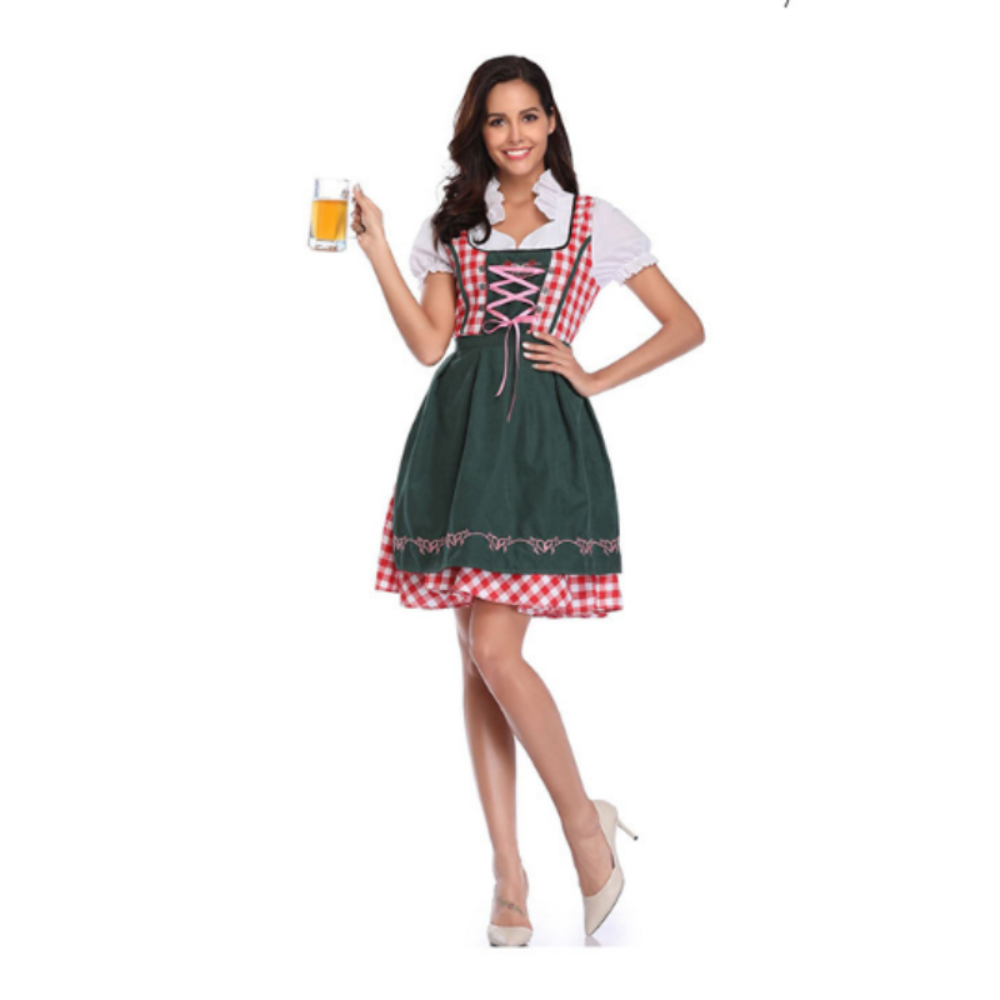Damen Elegantes Dirndlkleid | Trachtenkleid für Feste