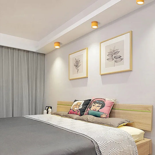 Minimalistische LED Deckenleuchte | Zylindrische Form