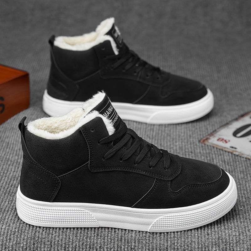 Winterschuhe Herren | Schnürung Hoher Schnitt Sneaker Stil