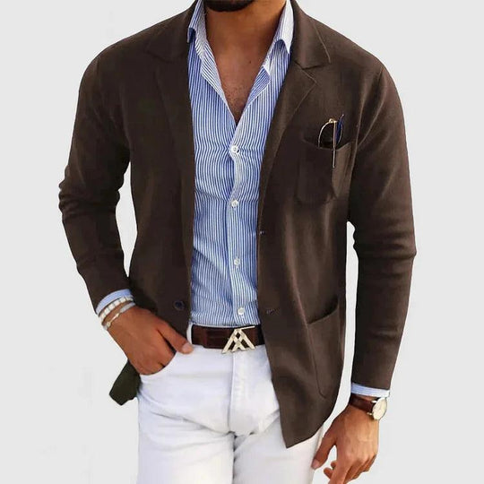 Strickjacke Mit Knopfleiste Für Herren | Zeitloser Cardigan Stil
