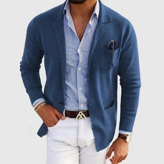 Strickjacke Mit Knopfleiste Für Herren | Zeitloser Cardigan Stil