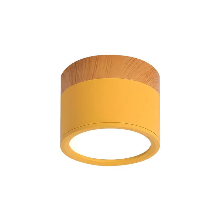 Minimalistische LED Deckenleuchte | Zylindrische Form