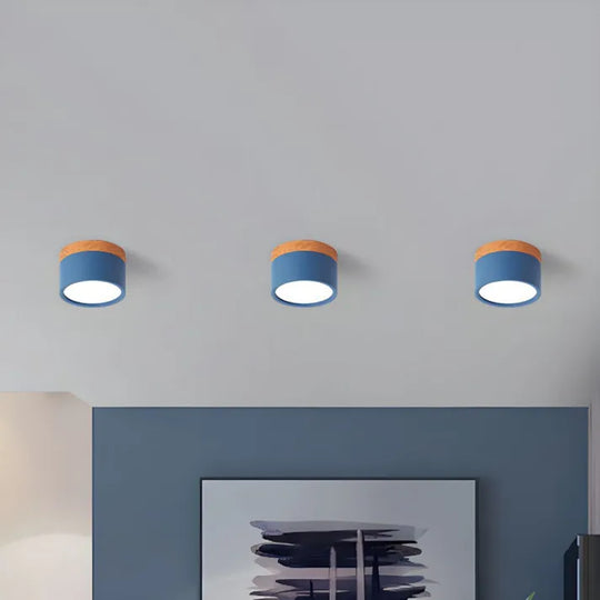 Minimalistische LED Deckenleuchte | Zylindrische Form