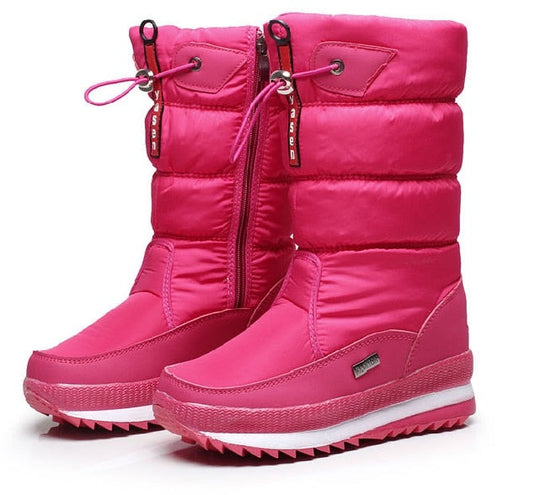 Winterschuhe Damen | Gepolsterter Schaft und Mittlere Sohle