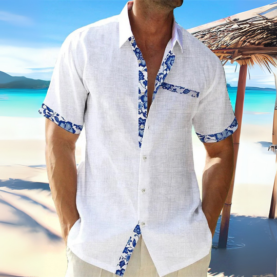 Herren Atmungsaktives Kurzarm Hemd | Stilvolles Sommer Hemd