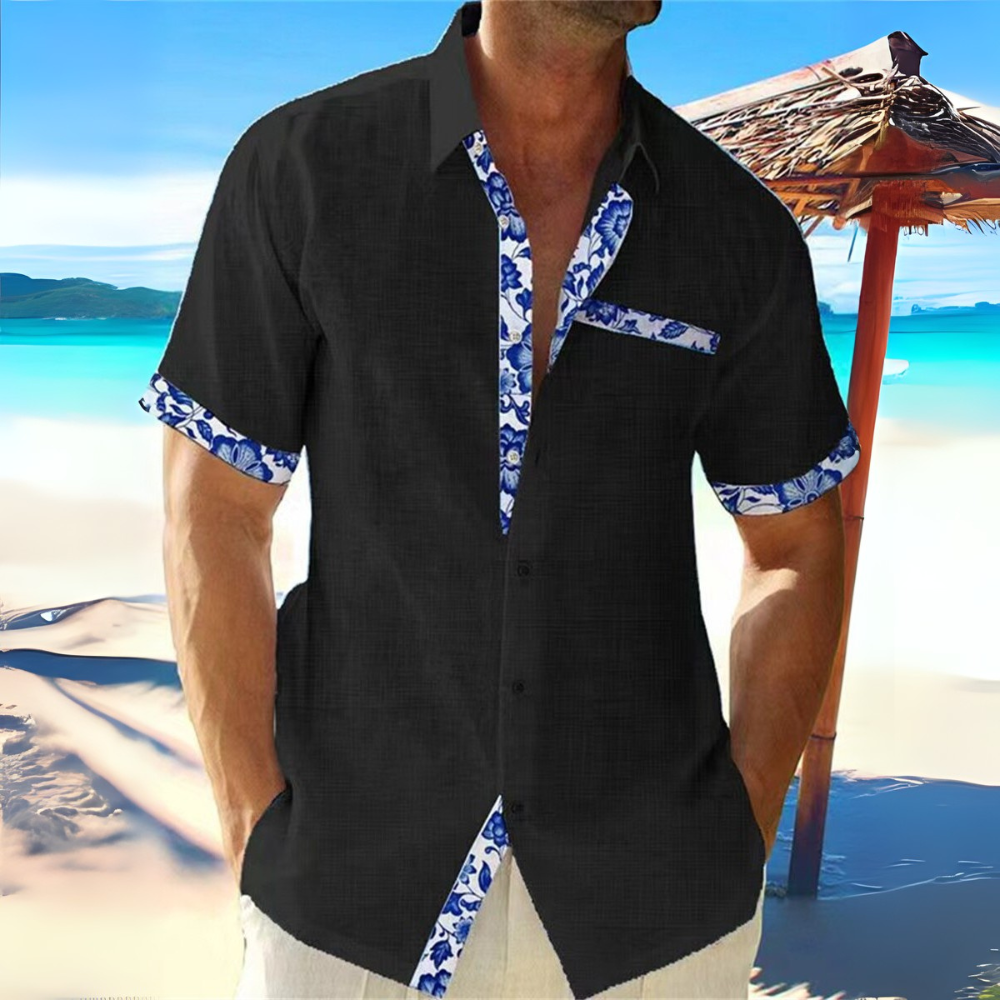 Herren Atmungsaktives Kurzarm Hemd | Stilvolles Sommer Hemd