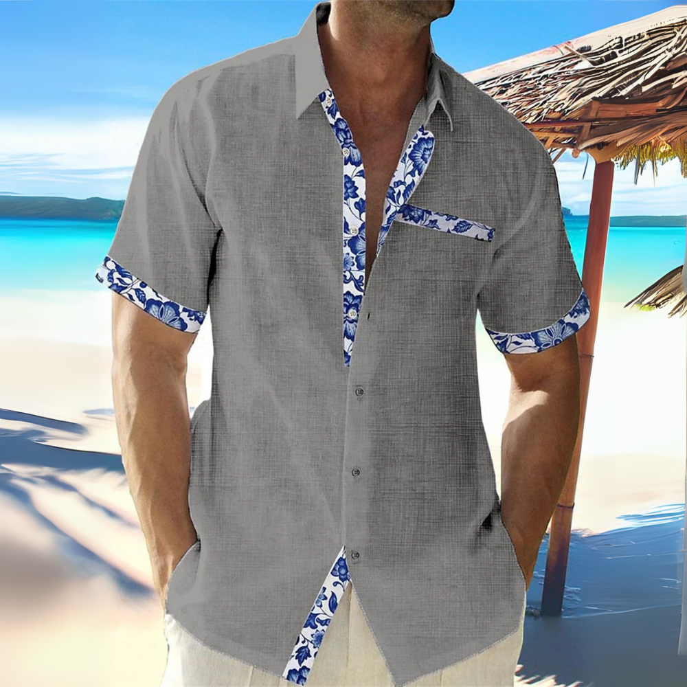 Herren Atmungsaktives Kurzarm Hemd | Stilvolles Sommer Hemd