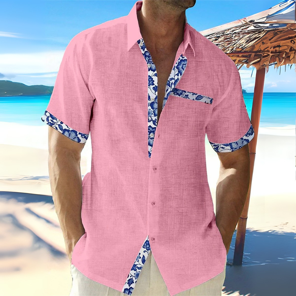 Herren Atmungsaktives Kurzarm Hemd | Stilvolles Sommer Hemd