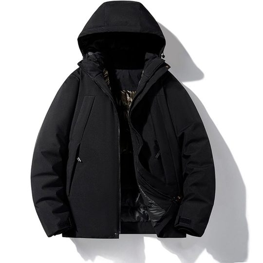 Damen Winter Skijacke | Outdoor Kapuzenjacke mit Taschen