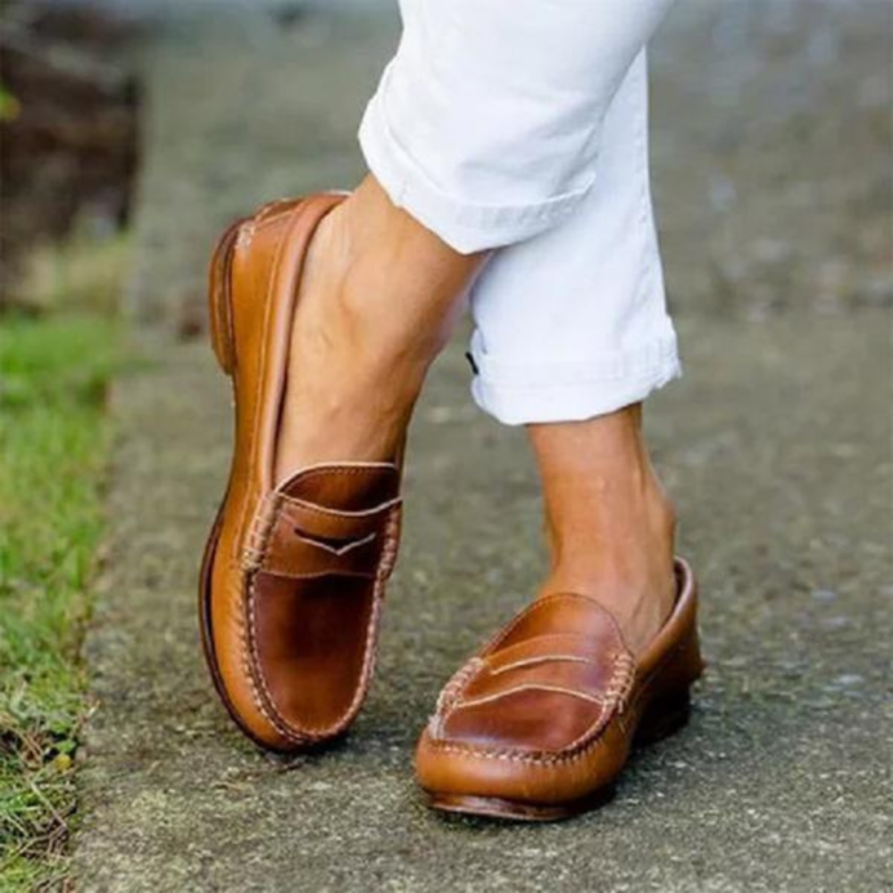 Damen Klassische Leichte Loafer | Bequeme Schlupfschuhe