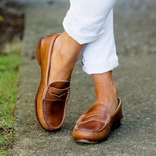 Damen Klassische Leichte Loafer | Bequeme Schlupfschuhe