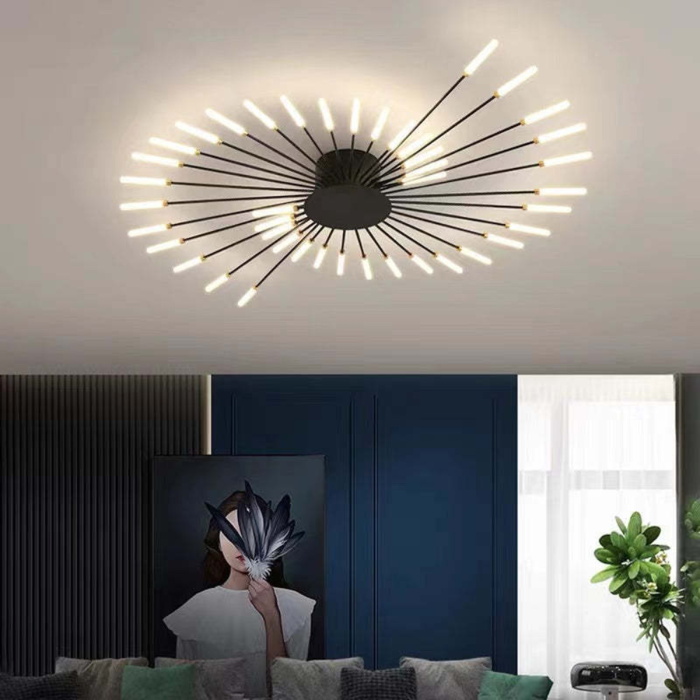 Wohnzimmer Nordische LED Deckenleuchte | Mehrflammig Feuerwerks-Design