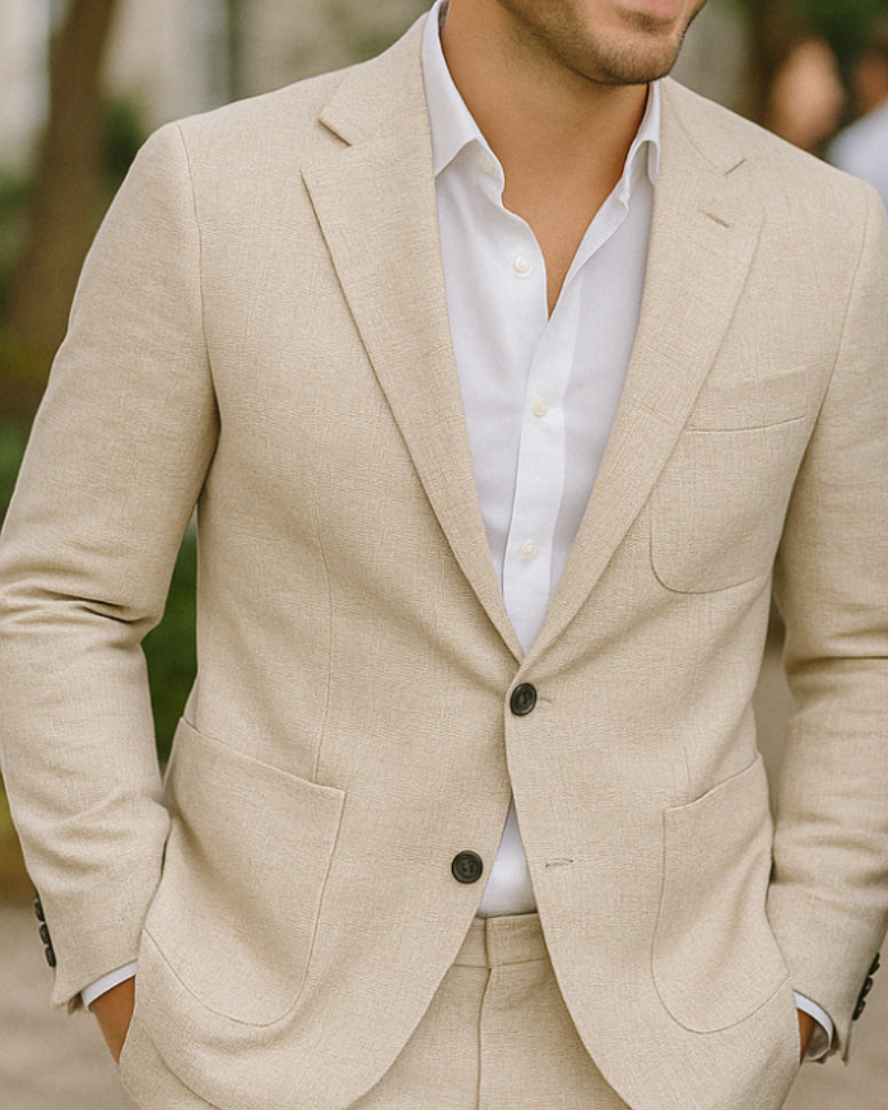Herren Leichter Modischer Anzug | Ideal Für Sommer