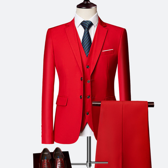Herren Eleganter 3-teiliger Anzug | Formell