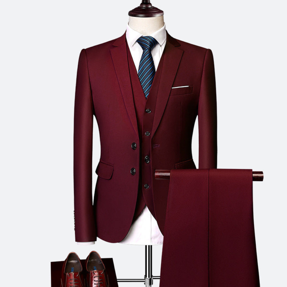 Herren Eleganter 3-teiliger Anzug | Formell