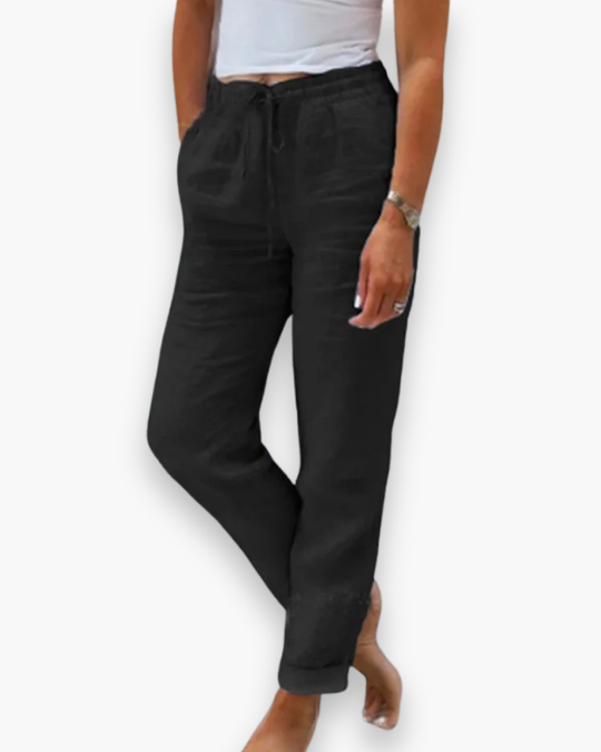 Damen Bequeme Stoffhose | Leichte Hosen