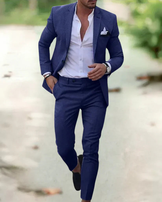 Herren Eleganter Slim Fit Anzug | Hochzeitsanzug