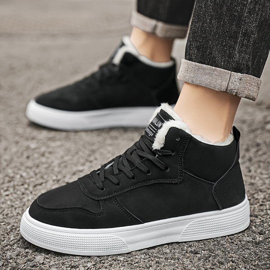 Winterschuhe Herren | Schnürung Hoher Schnitt Sneaker Stil