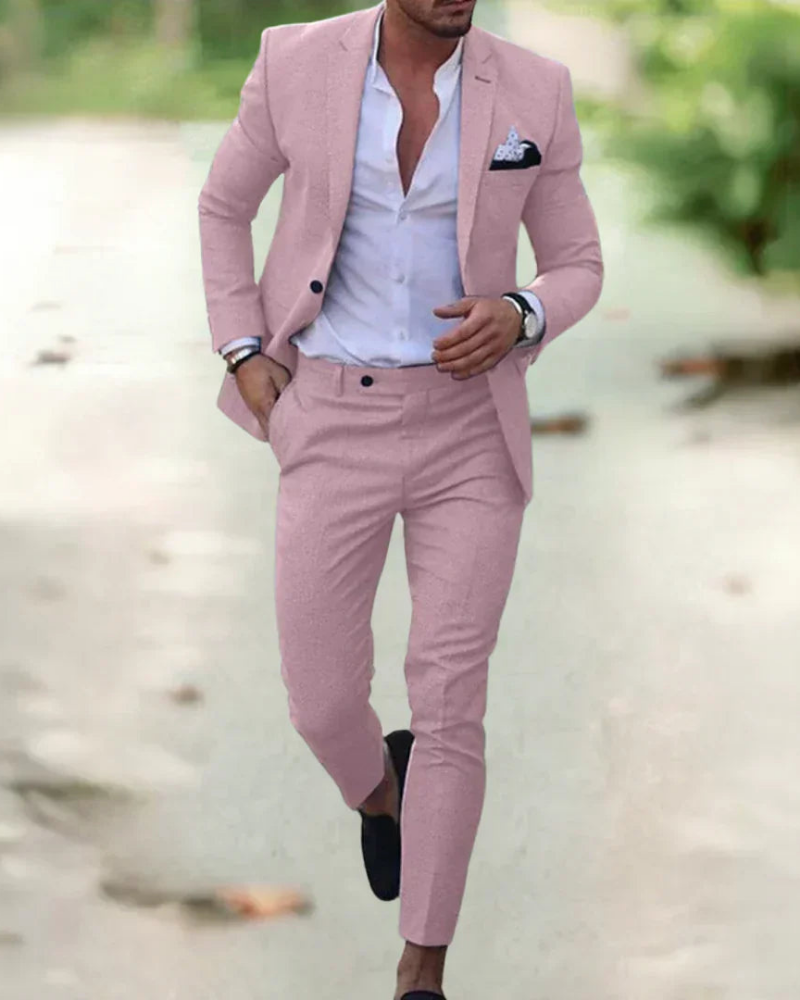 Herren Eleganter Slim Fit Anzug | Hochzeitsanzug
