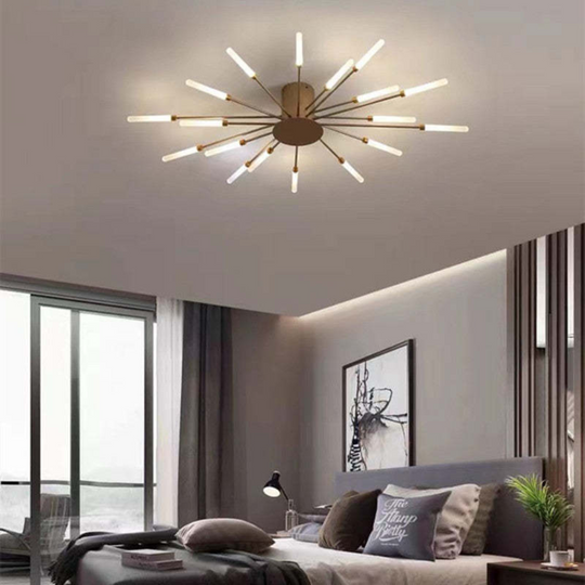 Wohnzimmer Nordische LED Deckenleuchte | Mehrflammig Feuerwerks-Design