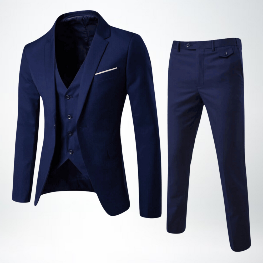 Herren Eleganter Dreiteiliger Anzug | Klassisch für Hochzeit und Business