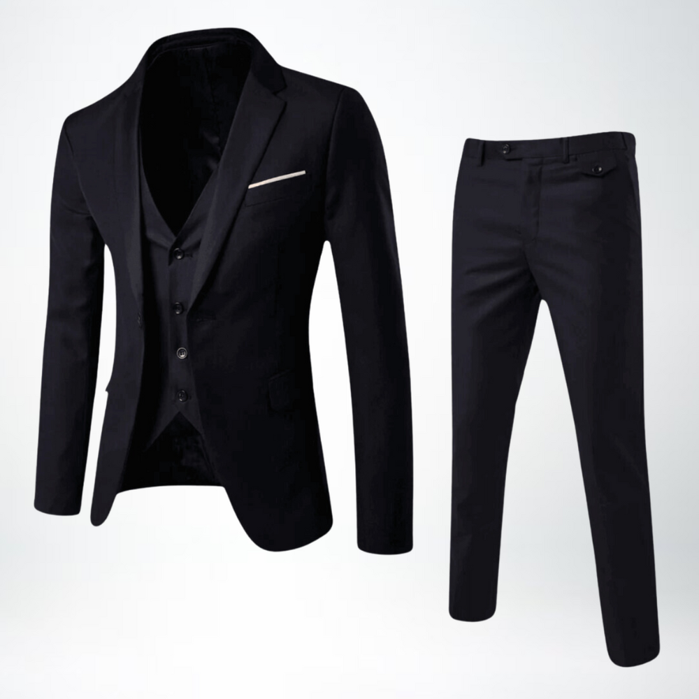 Herren Eleganter Dreiteiliger Anzug | Klassisch für Hochzeit und Business