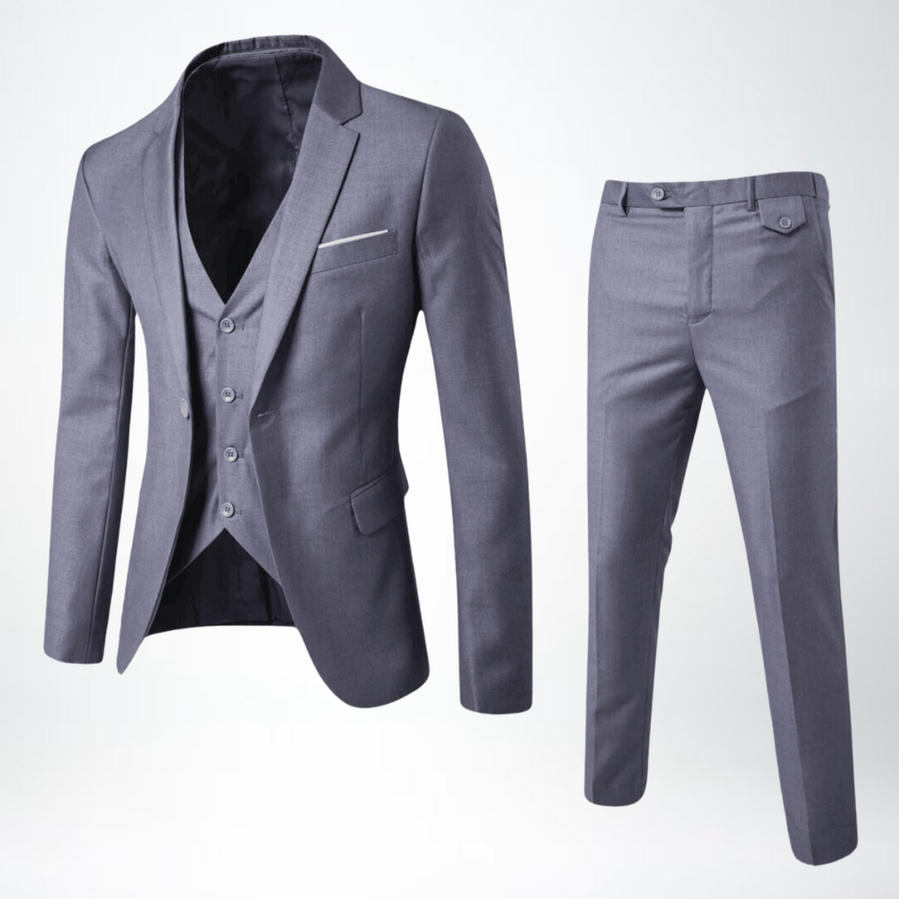 Herren Eleganter Dreiteiliger Anzug | Klassisch für Hochzeit und Business