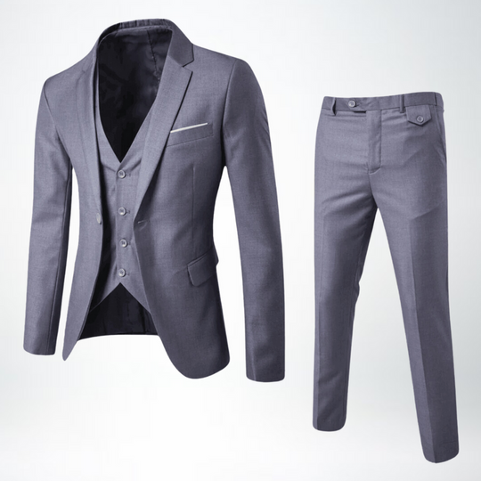 Herren Eleganter Dreiteiliger Anzug | Klassisch für Hochzeit und Business