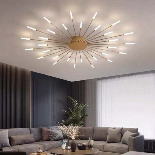 Wohnzimmer Nordische LED Deckenleuchte | Mehrflammig Feuerwerks-Design