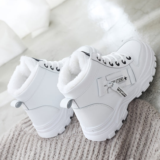 Winterschuhe Damen Stiefel | High-Top mit Schnürung