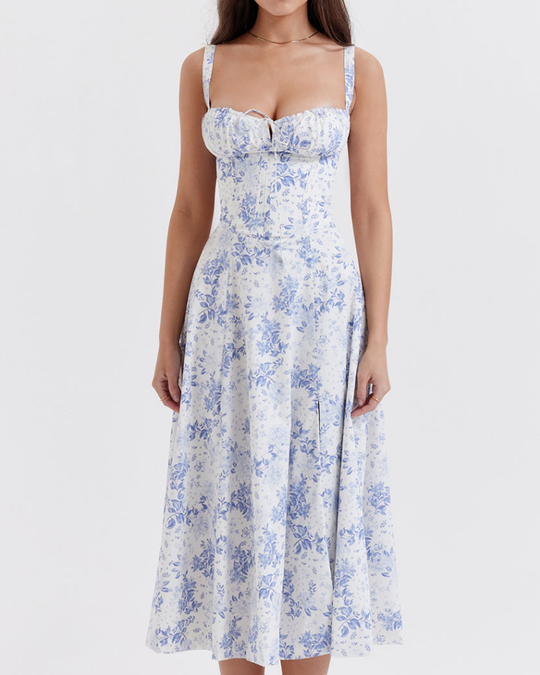 Damen Tailliertes Bustierkleid | Festliches Kleid für Hochzeitsgäste