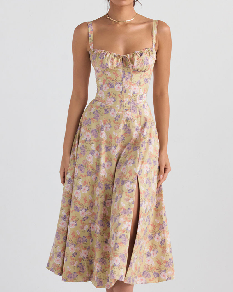 Damen Tailliertes Bustierkleid | Festliches Kleid für Hochzeitsgäste