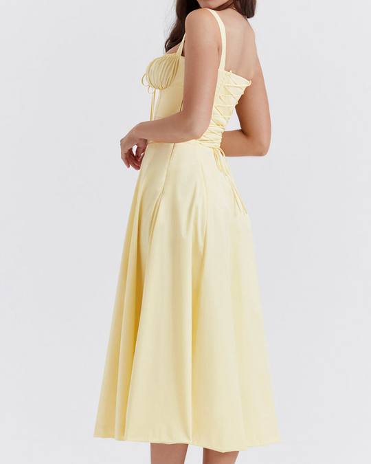 Damen Tailliertes Bustierkleid | Festliches Kleid für Hochzeitsgäste
