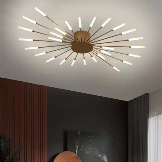 Wohnzimmer Nordische LED Deckenleuchte | Mehrflammig Feuerwerks-Design