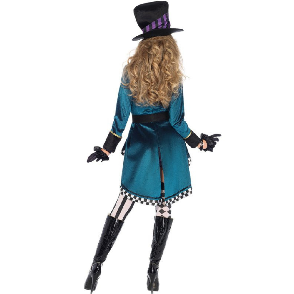 Damen Halloween Kostümset | Jacke mit Minirock Zweiteiler