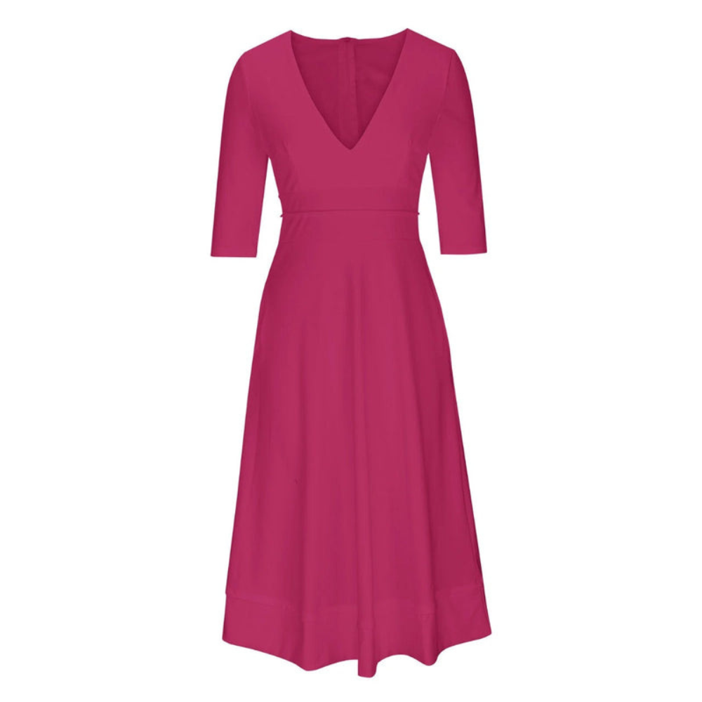 Damen Elegantes Midi Abendkleid | Glamourös für Hochzeiten