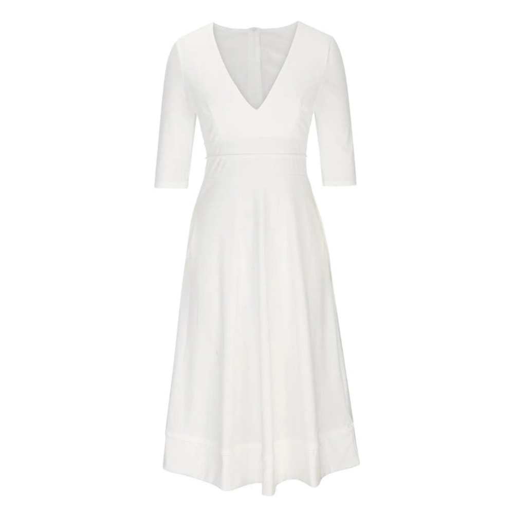 Damen Elegantes Midi Abendkleid | Glamourös für Hochzeiten