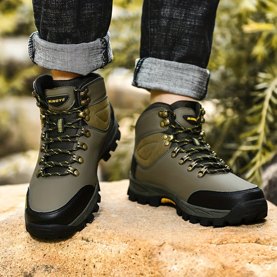 Winterschuhe Herren | Outdoor Stiefel Mit Hohem Schnitt Und Schnürung