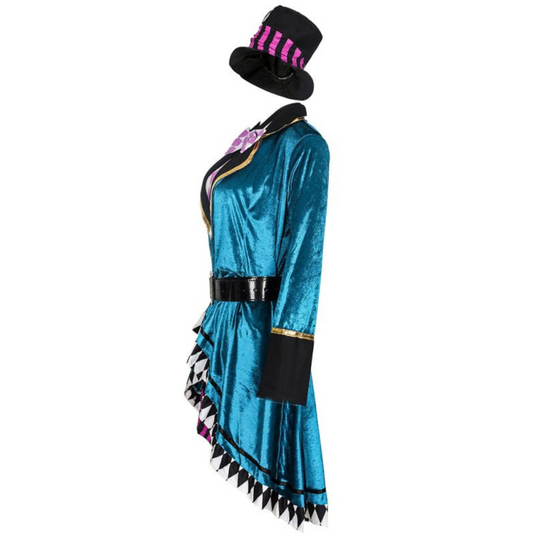Damen Halloween Kostümset | Jacke mit Minirock Zweiteiler