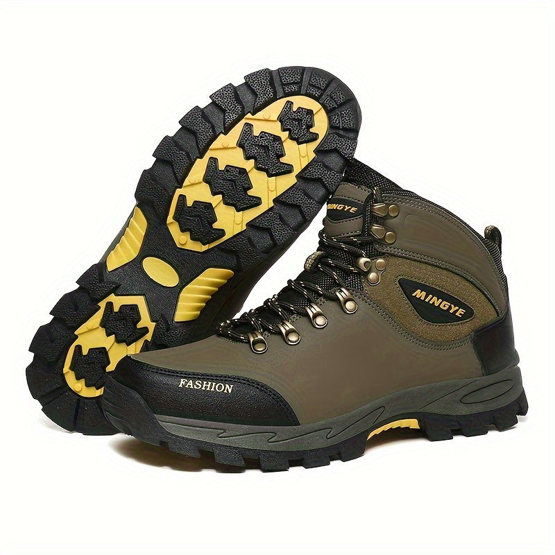 Winterschuhe Herren | Outdoor Stiefel Mit Hohem Schnitt Und Schnürung