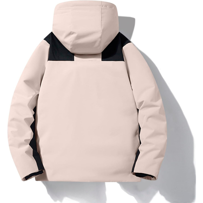 Damen Winter Skijacke | Outdoor Kapuzenjacke mit Taschen