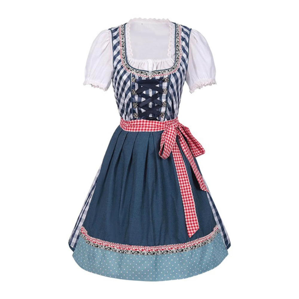 Damen Elegantes Festliches Dirndl Kleid | Midi