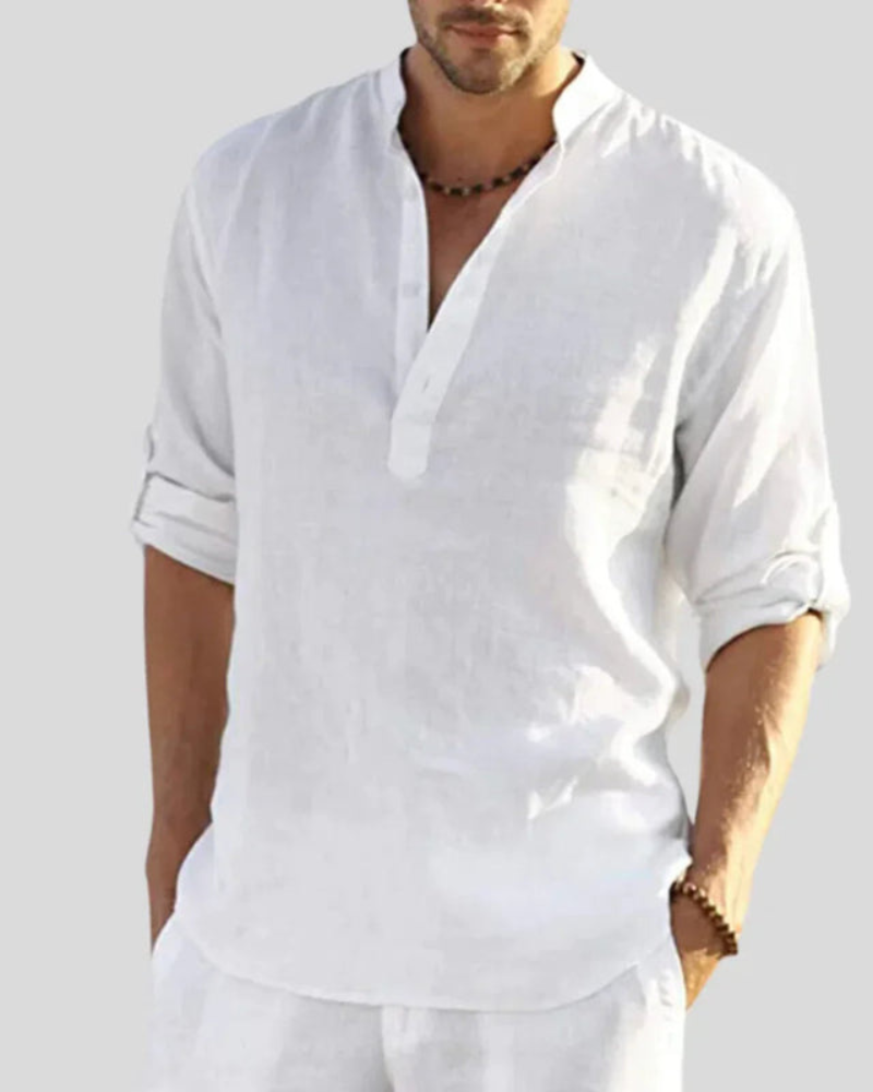 Herren Hemd mit Kragen | Bequemes & Elegantes Langarmhemd