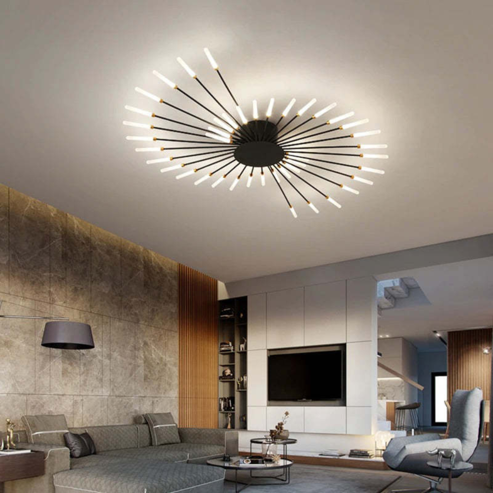 Wohnzimmer Nordische LED Deckenleuchte | Mehrflammig Feuerwerks-Design