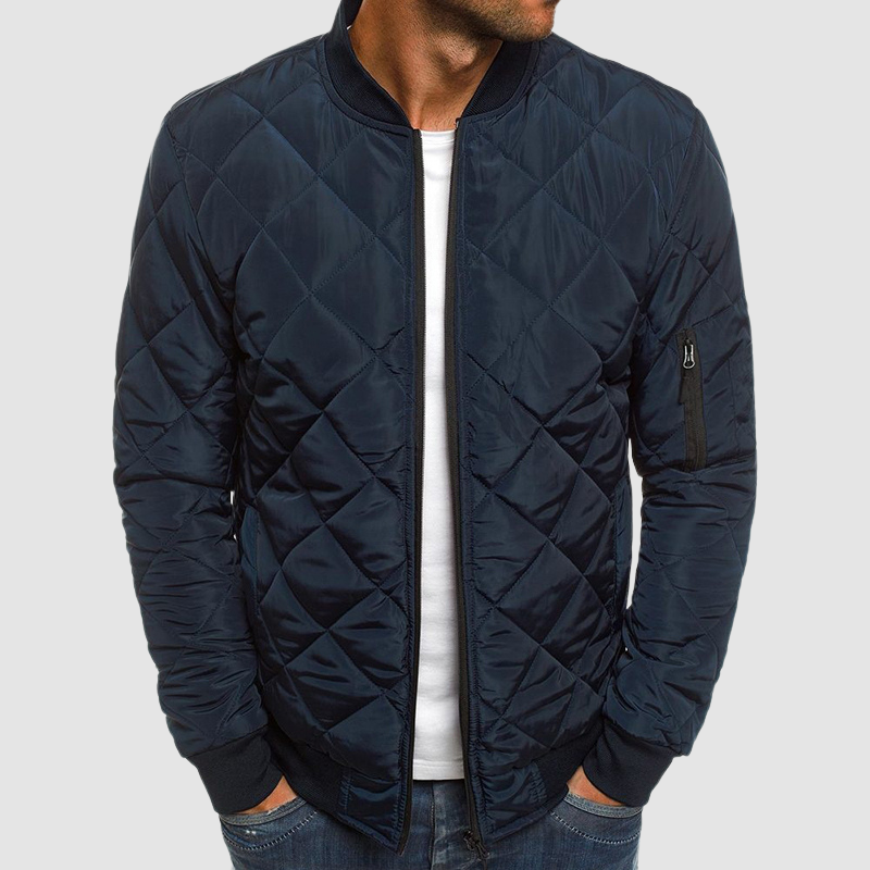 Übergangsjacke Herren Gesteppt | Klassisch Leicht Jacke