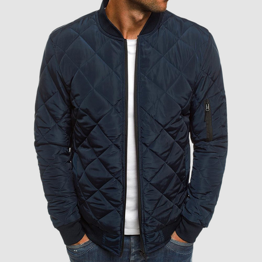 Übergangsjacke Herren Gesteppt | Klassisch Leicht Jacke