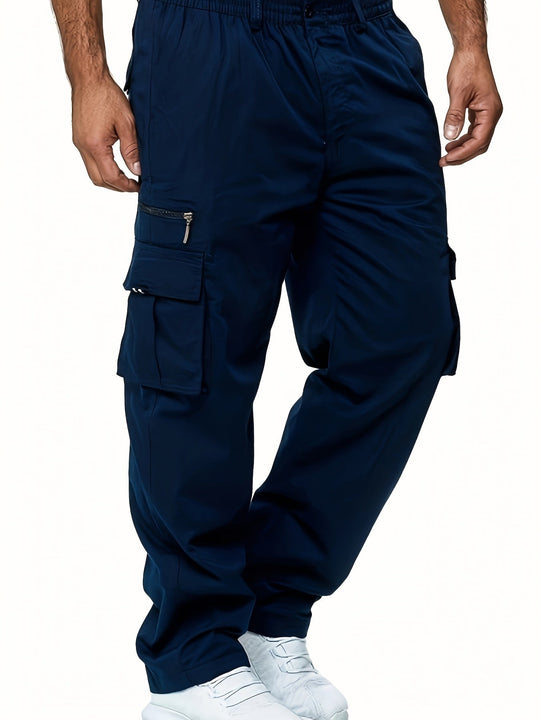 Herren Cargo Hose Locker Geschnitten | Mit Kordelzug und Taschen