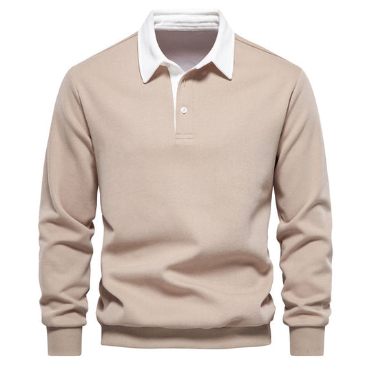 Langarm Polo Pullover Herren | Smart Casual Stil