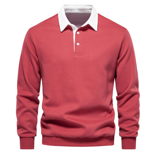 Langarm Polo Pullover Herren | Smart Casual Stil
