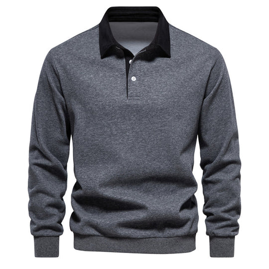 Langarm Polo Pullover Herren | Smart Casual Stil